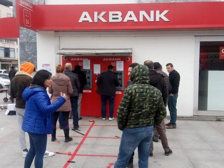 Bankamatikten para çekenler için Korana Virüs tedbiri G1