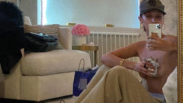 Bella Hadid'ten 'evde kal' çağrısı 