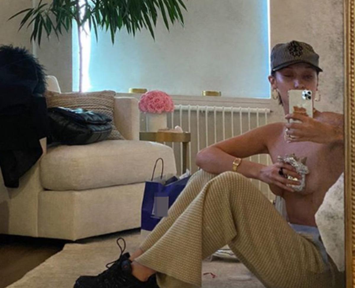 Bella Hadid'ten 'evde kal' &ccedil;ağrısı 