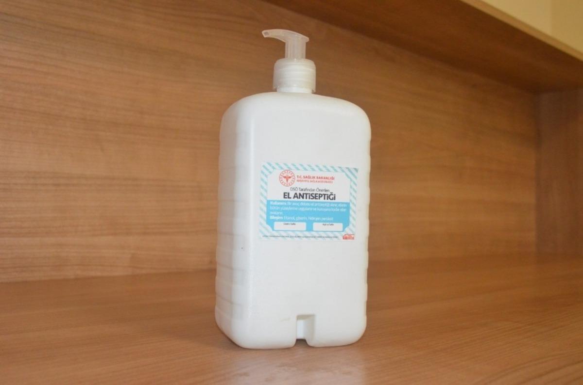 Kırşehir Sağlık M&uuml;d&uuml;rl&uuml;ğ&uuml;, kendi antiseptiğini &uuml;retti