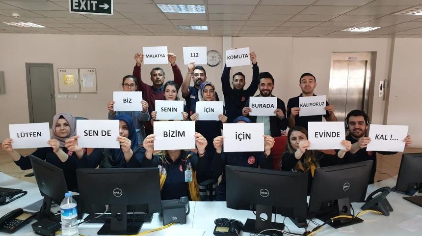 112 personelinde "evde kalın" &ccedil;ağrısı