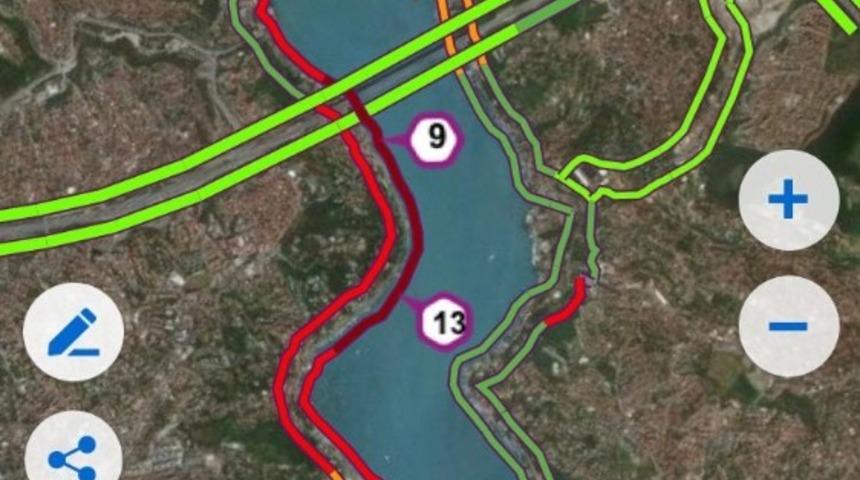 İstanbullular uyarıyı dikkate almadı! Boğaz çevresi kırmızı renge büründü