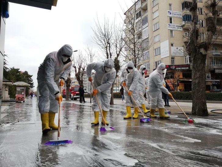 Çorum’da Belediye, tüm cadde ve sokakları yıkadı G4