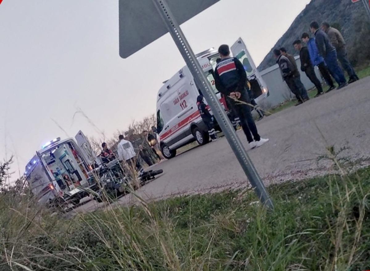 Seydikemer&rsquo;de trafik kazası; 1 &ouml;l&uuml;