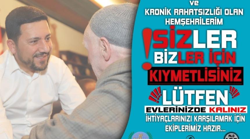 Nevşehir Belediyesi, ‘Alo 153 vefa sosyal destek hattı’ ile yaşlı, hasta ve engelliler için seferber oluyor