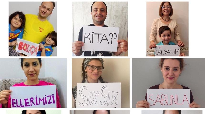 Öğretmenlerden öğrencilere anlamlı mesaj