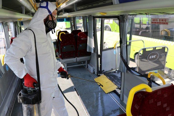 ‘Engelli Taksi’ler dezenfekte ediliyor G3