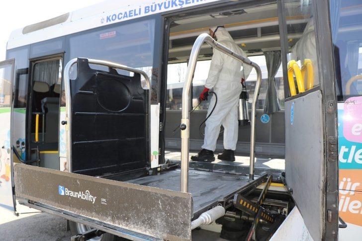‘Engelli Taksi’ler dezenfekte ediliyor G4