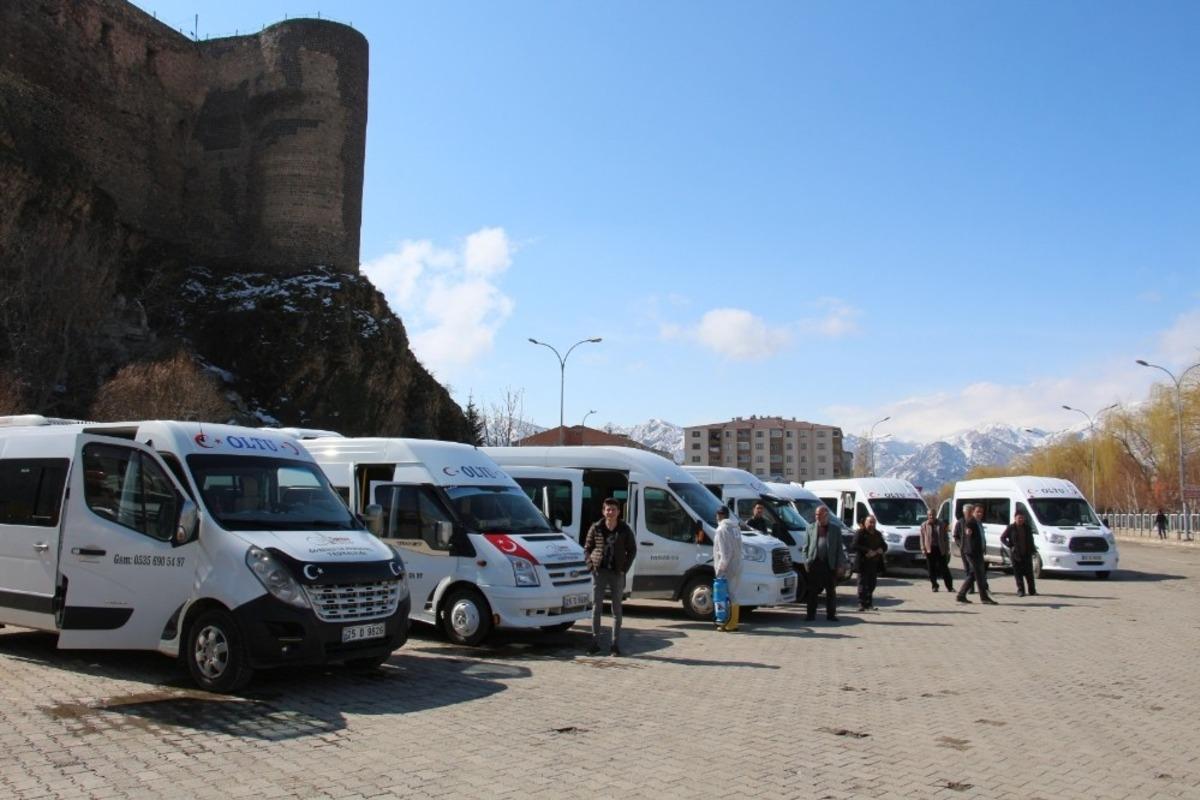 Toplu taşıma ara&ccedil;ları dezenfekte edildi