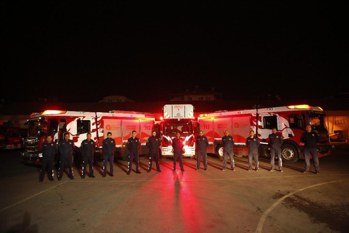 B&uuml;y&uuml;kşehir itfaiyesinden sağlık &ccedil;alışanlarına destek