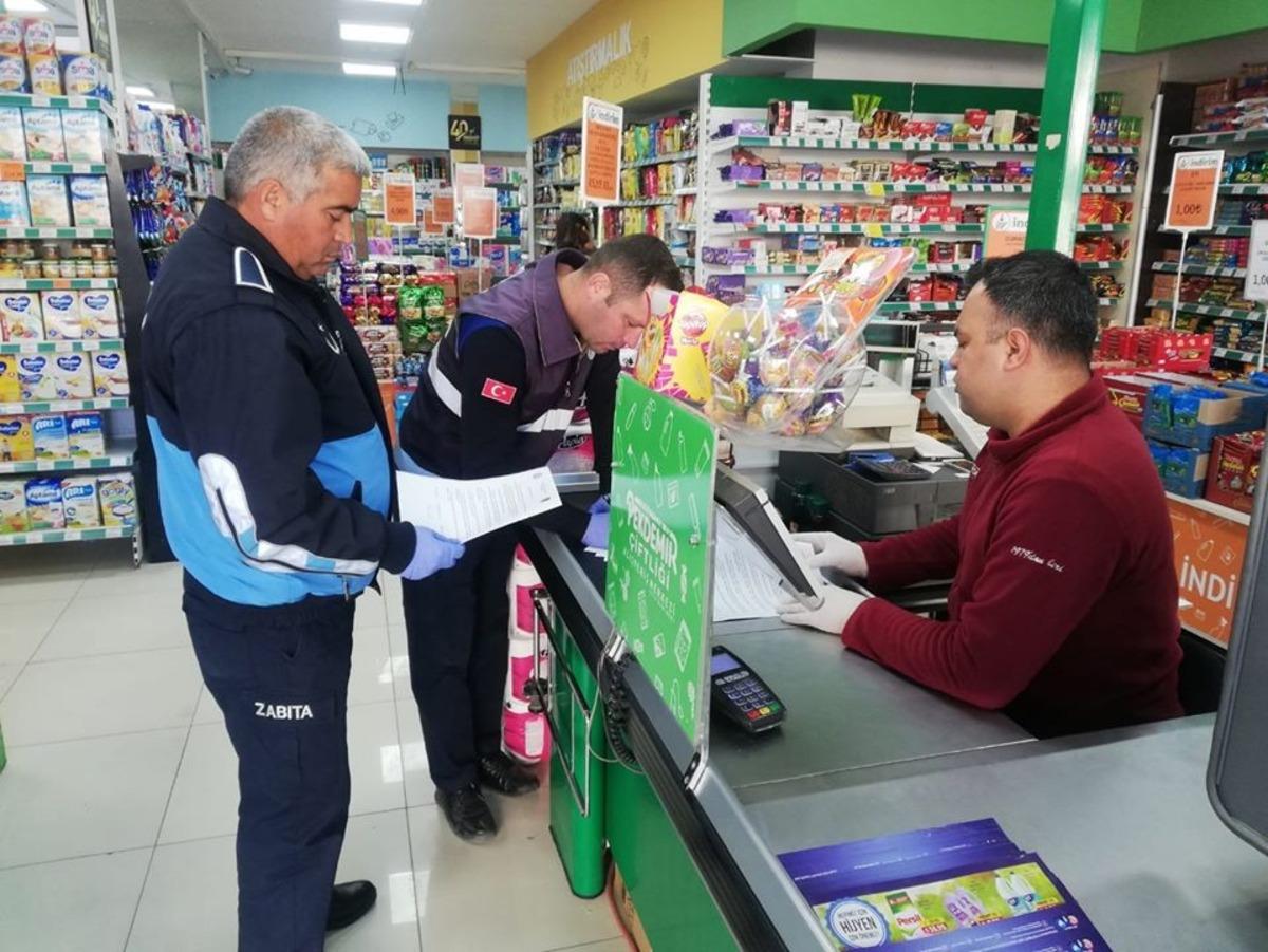 Salihli&rsquo;de marketlere fiyat denetimi