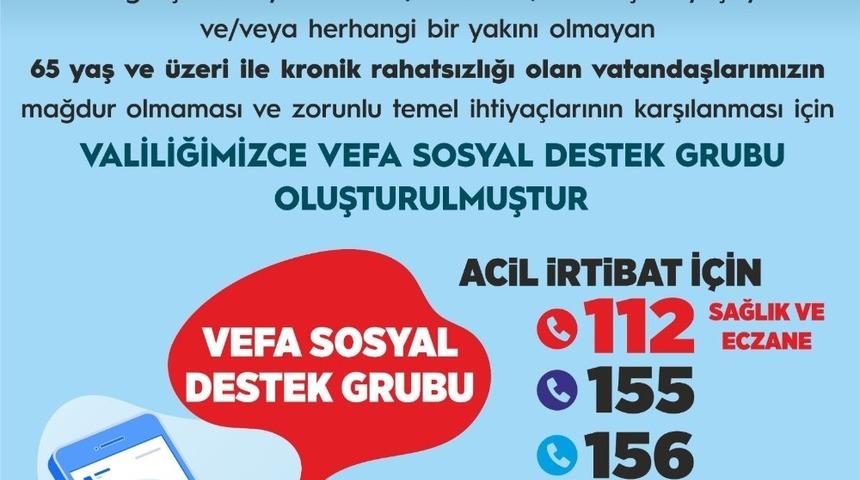 Risk grubu yaşlılar için ’Vefa Sosyal Destek Grubu’ kuruldu