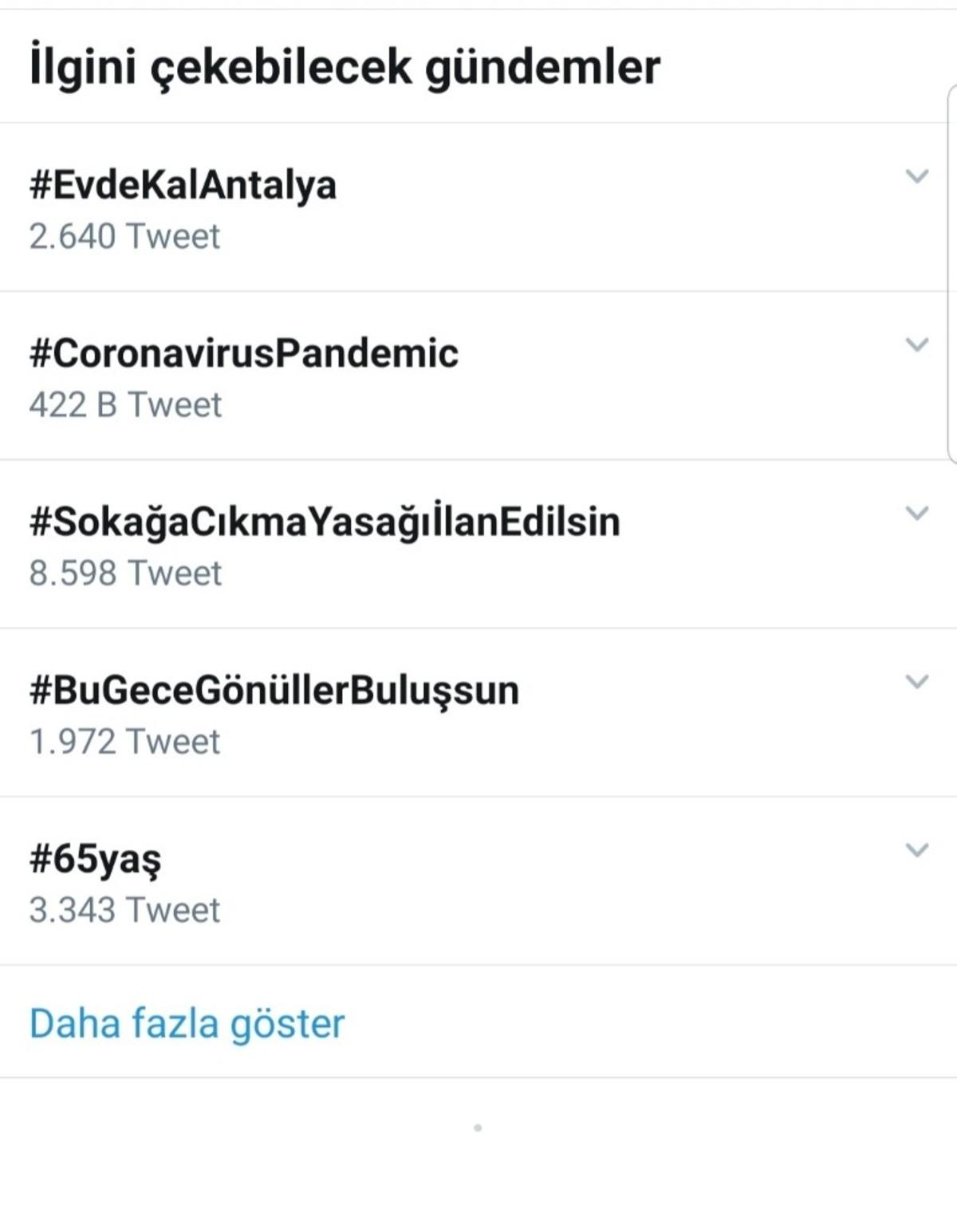 T&uuml;t&uuml;nc&uuml;, &lsquo;Evde Kal Antalya&rsquo; paylaşımıyla Twitter&rsquo;da TT oldu