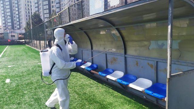 Tüm tesisler ilaçlandı