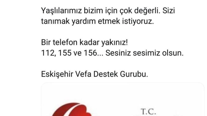 Eskişehir Valiliğinden anlamlı mesaj