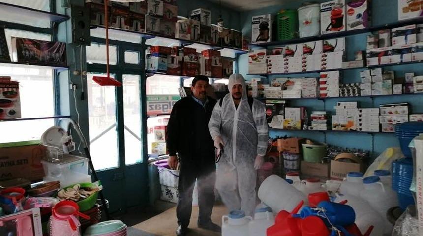 Pasinler&rsquo;de dezenfekte &ccedil;alışmaları devam ediyor