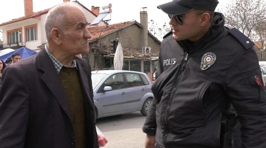 Isparta&rsquo;da polis 65 yaş denetimi yaptı