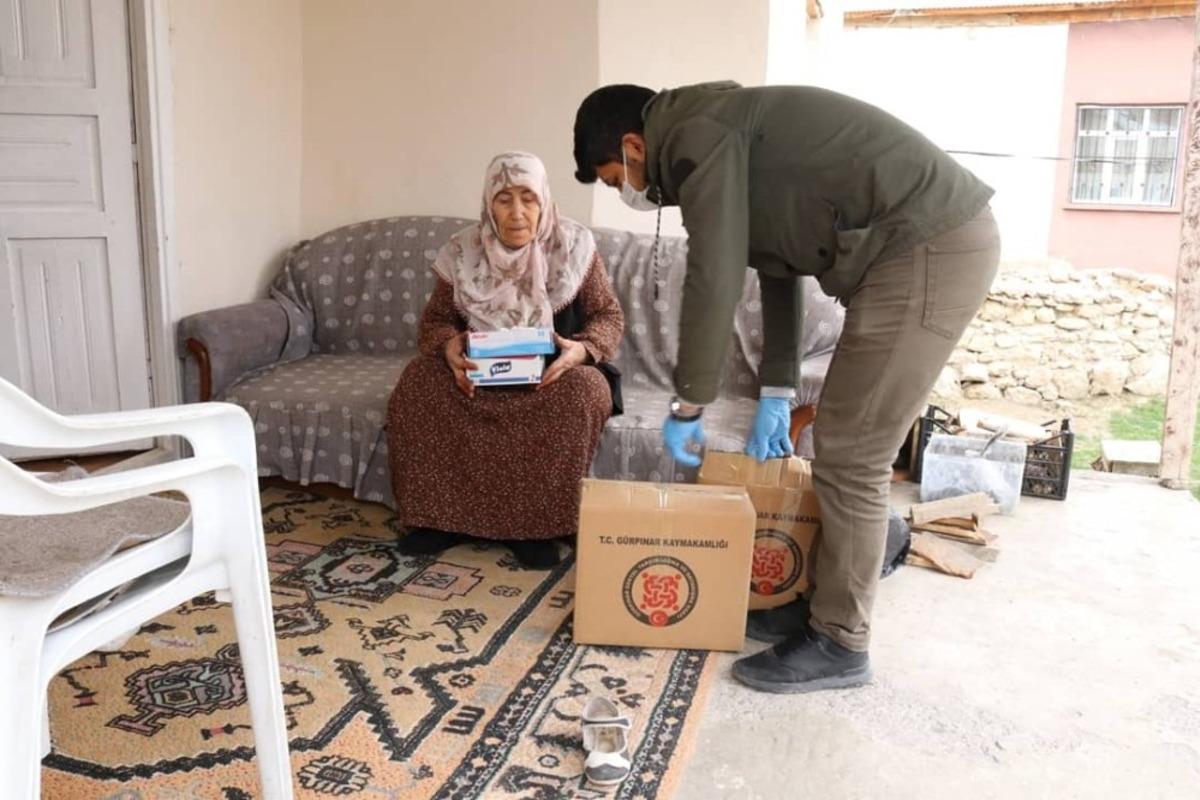 G&uuml;rpınar&rsquo;da 65 yaş &uuml;zeri vatandaşlara devlet desteği