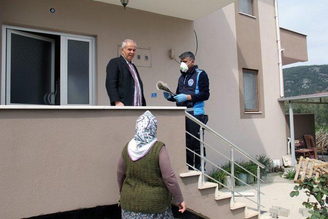 Ula Belediyesi yaşlılar ve kronik hastalar için iş başında