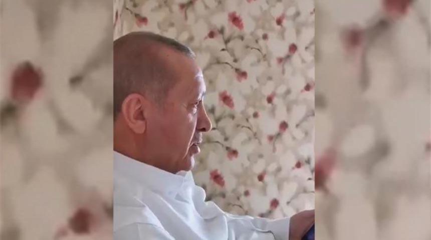 Cumhurbaşkanı Erdoğan, Esma anneyle görüştü! 'Sokağa çıkmayın' uyarısı