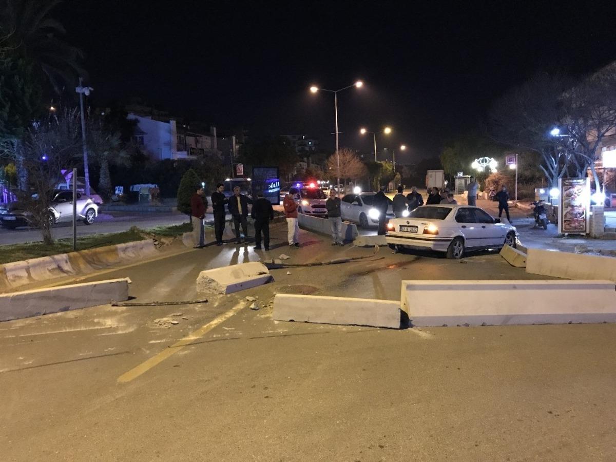 Kuşadası&rsquo;nda tek y&ouml;n uygulamasında ilk kaza