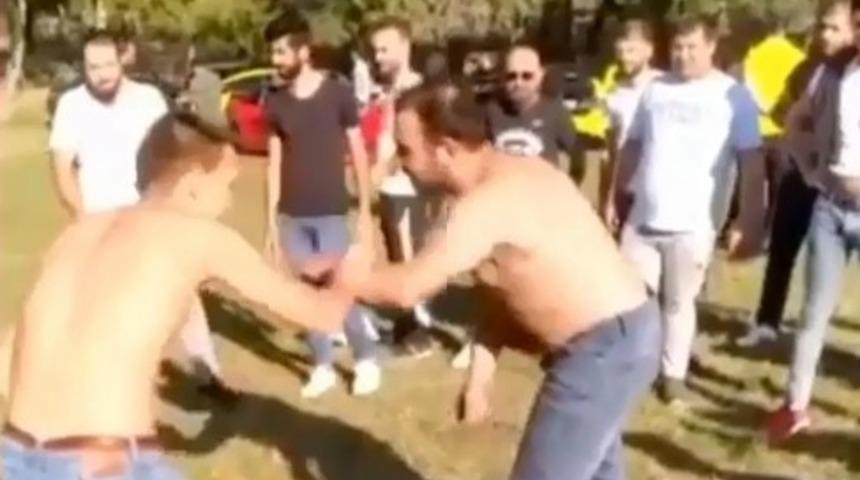 Evde kalın uyarısını dinlemeyip ormanda g&uuml;reş tuttular