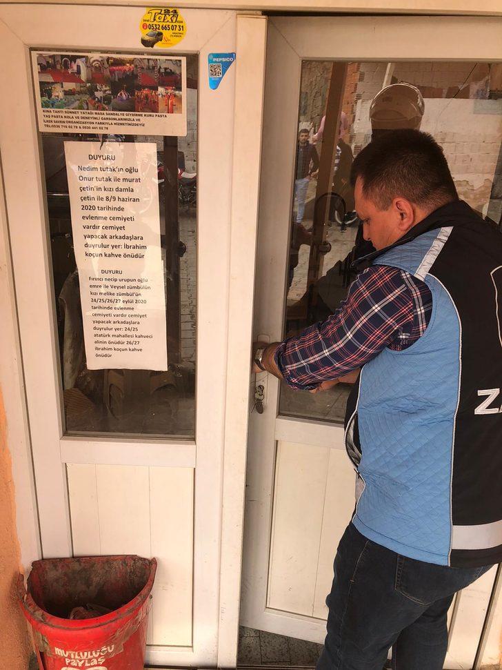 Koronavirüs uyarısına rağmen açık olan 2 iş yeri mühürlendi G2
