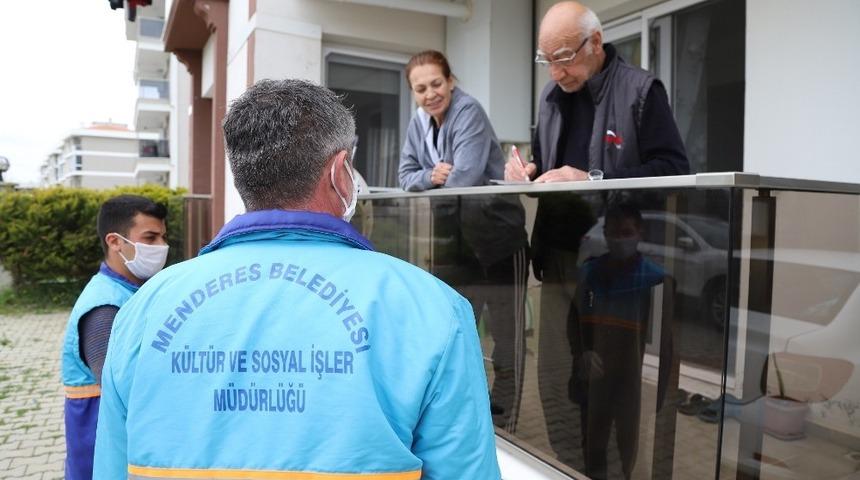 Menderes&rsquo;te eve hizmet başladı