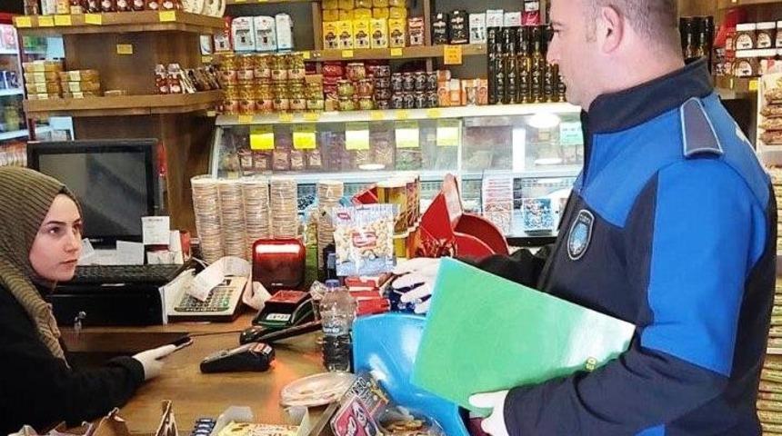 Zabıtadan Korona vir&uuml;s bilgilendirmesi