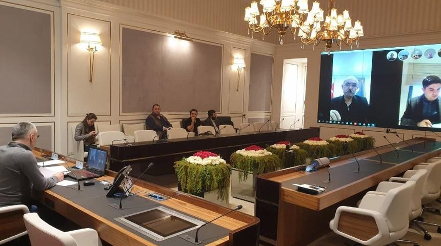 Valilikten telekonferanslı toplantı