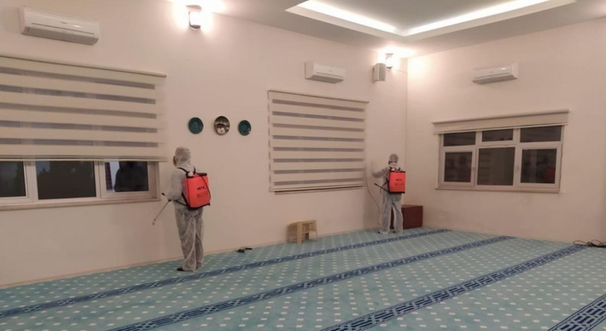 DP&Uuml;&rsquo;de Korona vir&uuml;se karşı dezenfektasyon &ccedil;alışmaları