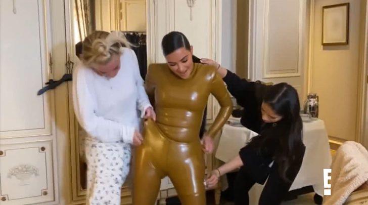 Kim Kardashian yine lateks giydi! 'Bir daha asla kondom giymeyeceğim' demişti! G5