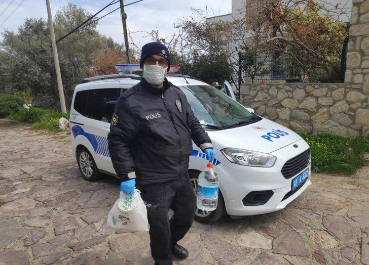 Datça polisi ihtiyaç sahiplerinin yardımına koştu G1