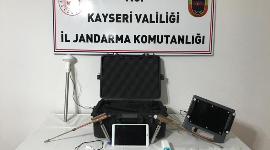 İncesu&rsquo;da tarihi eser operasyonu: 4 g&ouml;zaltı