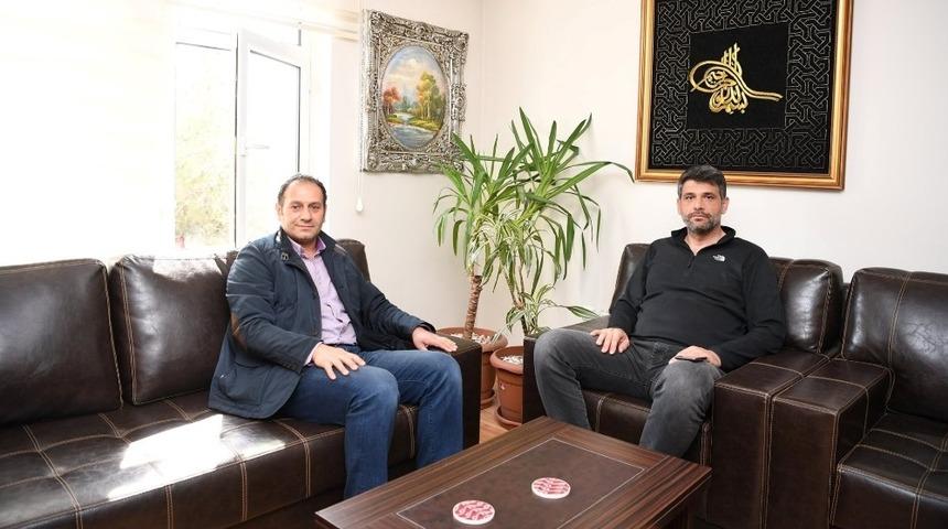 Başkan Kocaman İl&ccedil;e Sağlık M&uuml;d&uuml;rl&uuml;ğ&uuml;&rsquo;n&uuml; ziyaret etti