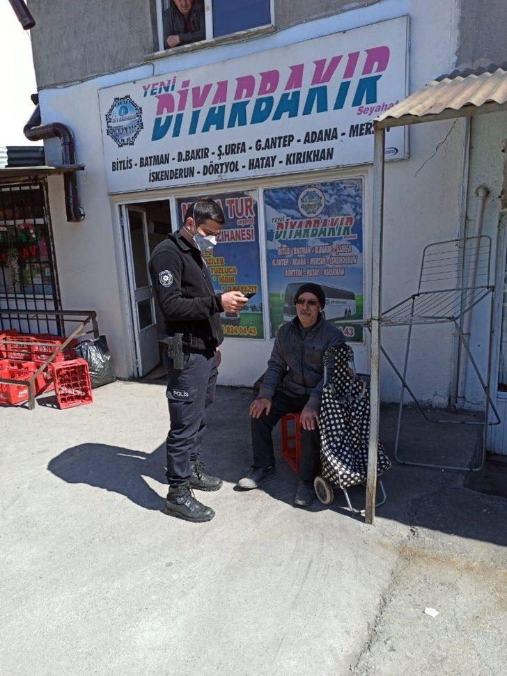 Korona virüs yasağına uymayan 65 yaş üstü 5 kişiye para cezası uygulandı G3