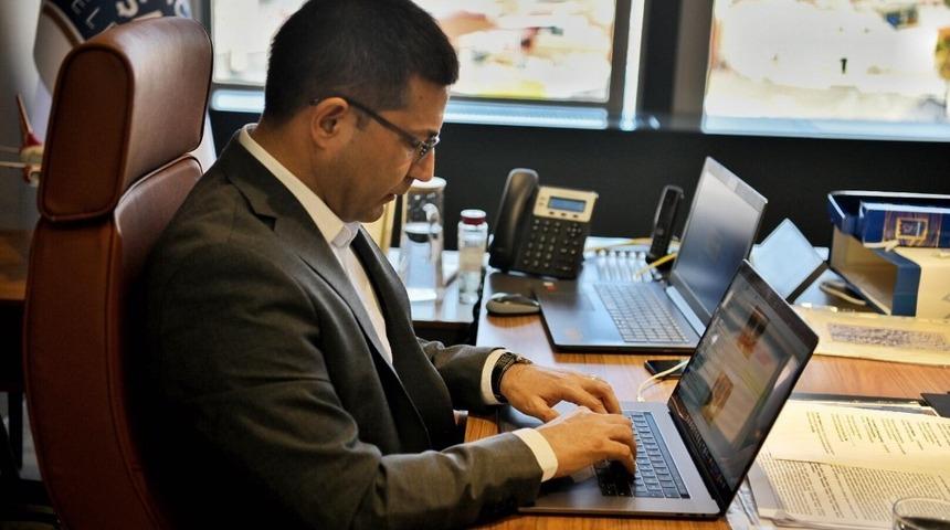 Başkan G&uuml;nel, &ccedil;alışmalar ve &ouml;nlemlerle ilgili dijital toplantı yaptı