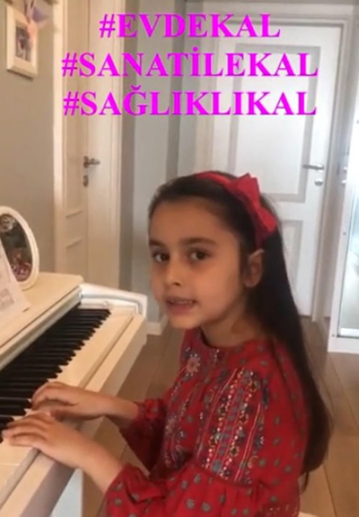 &Ccedil;ocuklar &ccedil;ektikleri video ile  uyardılar &rsquo;Evde Kalın&rsquo;