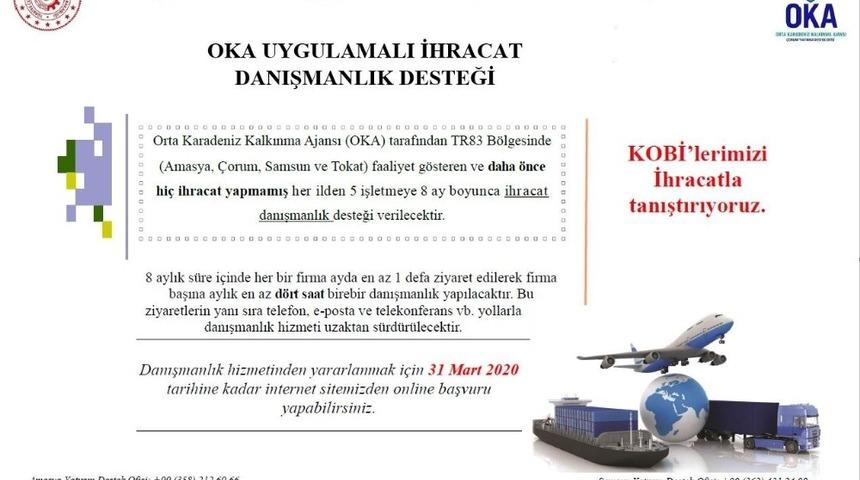 OKA&rsquo;dan ihracat yapmak isteyen firmalara destek
