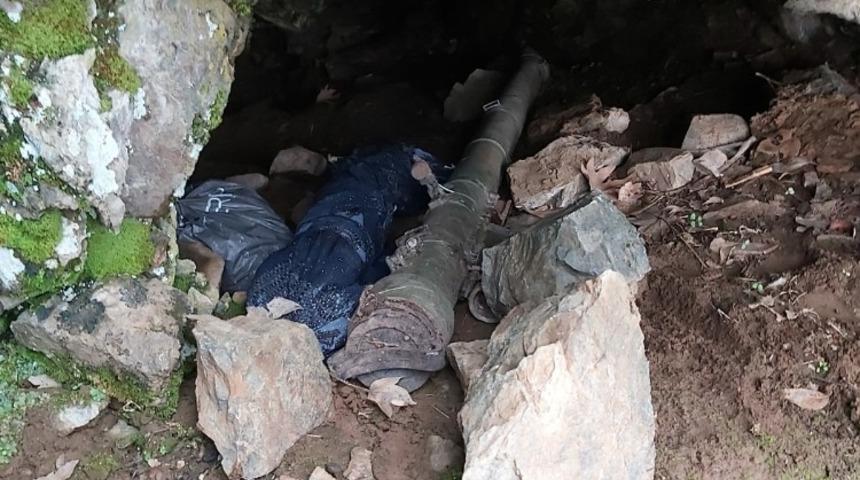 Şemdinli kırsalında stinger f&uuml;zesi ele ge&ccedil;irildi