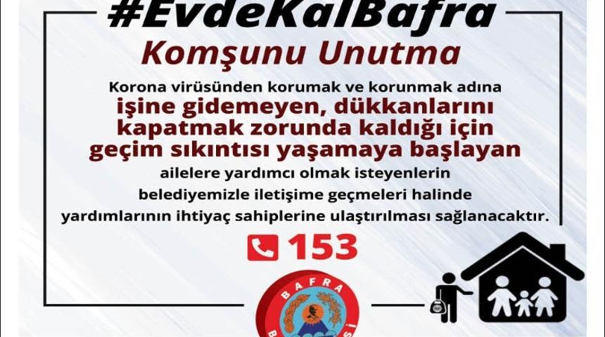 Bafra&rsquo;da &rsquo;Komşunu Unutma&rsquo; kampanyası