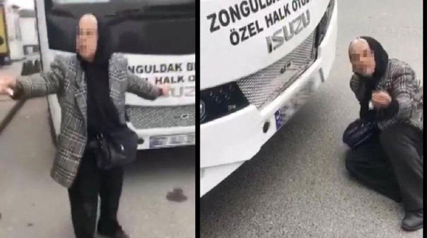 Zonguldak'ta ilgin&ccedil; olay! Halk otob&uuml;s&uuml;ne alınmayınca...