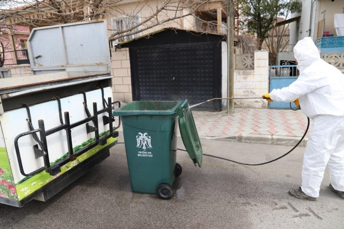 Erzincan baştan aşağı dezenfekte edildi