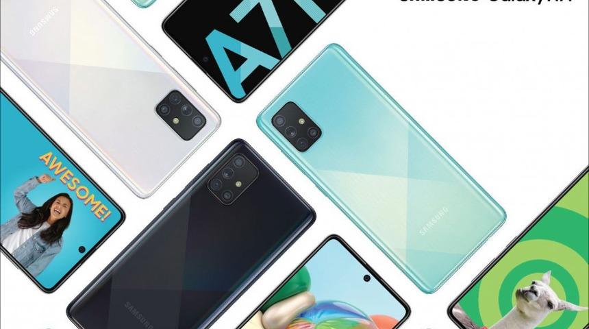 Galaxy A71 5G amiral gemisi modellerine kafa tutacak