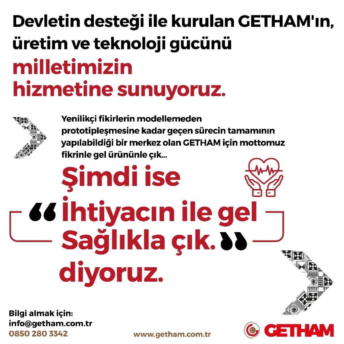 GETHAM&rsquo;dan sağlık sekt&ouml;r&uuml;ne destek