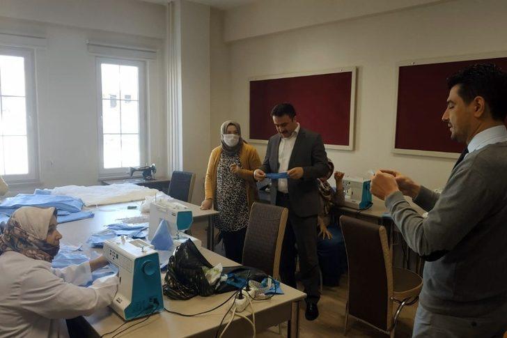 Şiran’da maske üretimi başladı G2