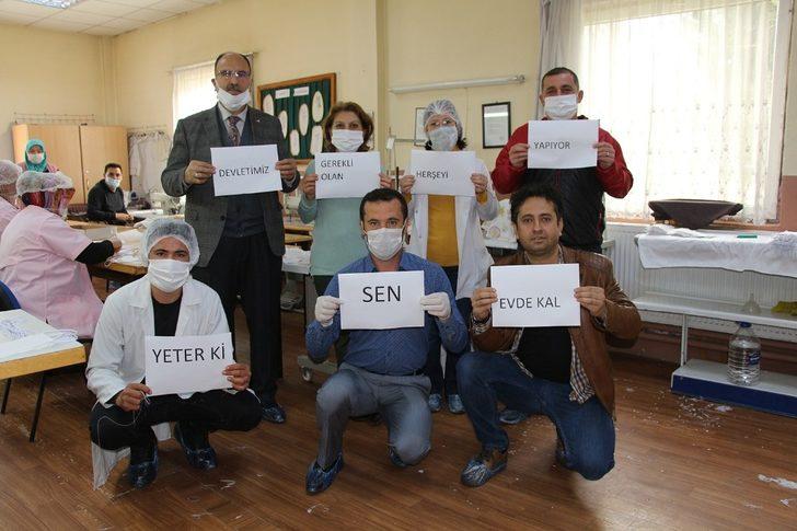 Maske üretimine bir destek de Kula’dan G5