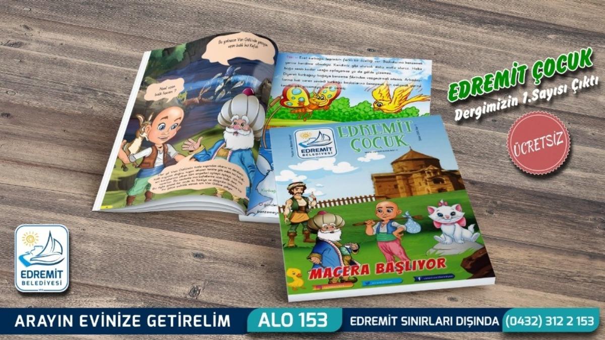 &lsquo;Edremit &Ccedil;ocuk&rsquo; dergisi yayın hayatına başladı