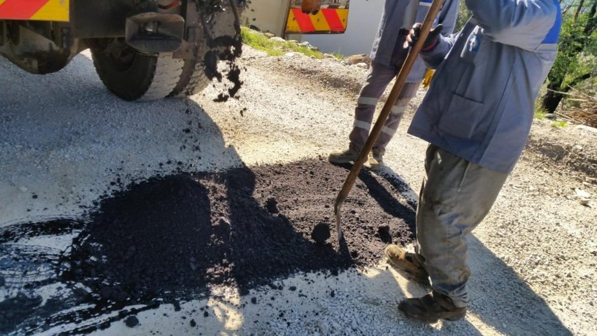 Alanya Aliefendi yoluna bakım