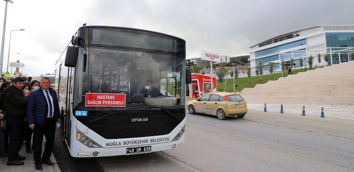 Muğla’da 11 ilçede sağlık çalışanlarına ücretsiz servis G1